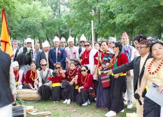 साकेला उँभौली न्यु योर्क र टेक्सासमा भव्य साकेला, केआरएसएलाई सम्मान